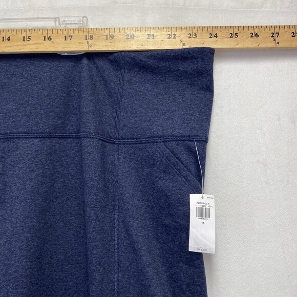 Old Navy Active Cozecore High-Rise Leggings Go Dry Women Sz 4X Blue Zip Pockets - Picture 7 of 16